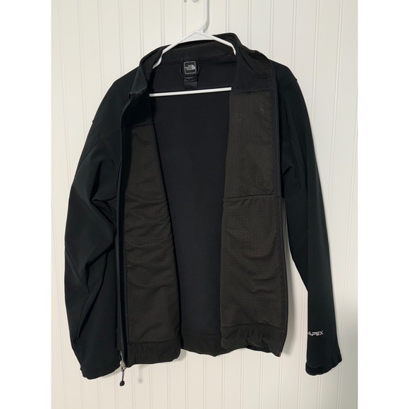 The North Face Apex Softshell Jacket Full‎ Zip Black Mens Large - Picture 15 of 15